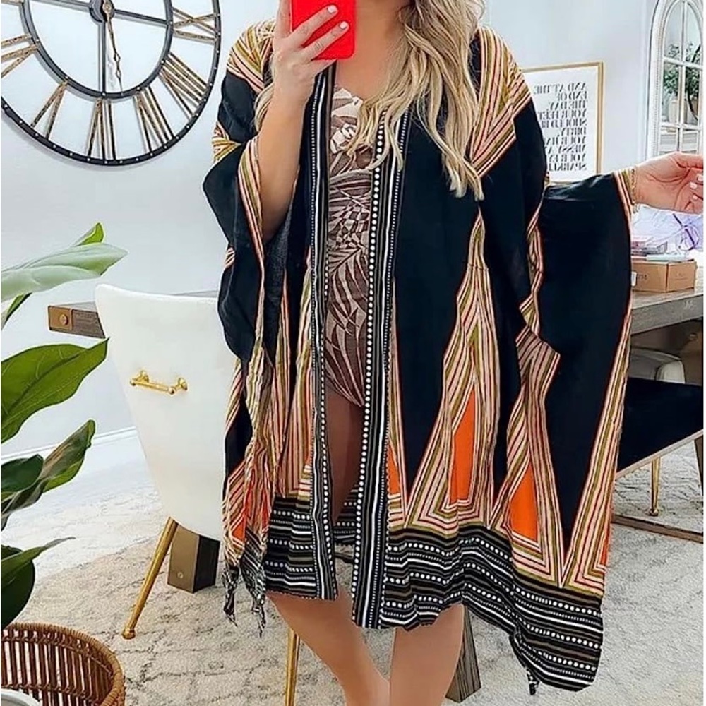 Boho beach coverup